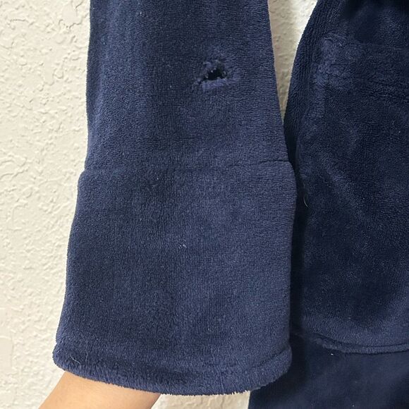 Polo Ralph Lauren plushy robe blue size medium - Picture 6 of 16